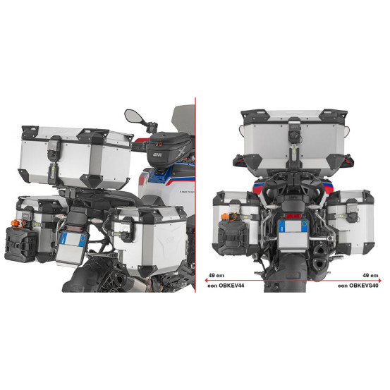 Supports valises Givi Monokey PLOS5146CAMOX BMW R 1300 GS Adventure 2025 - 2026