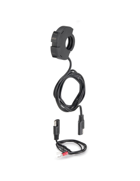 Prise guidon USB + USB-C Givi S120 - 12-24V faisceau à fusible