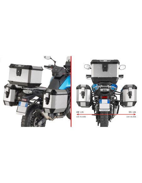 Supports valises Givi PL9226 - spécifiques MONOKEY - CFMoto 450 MT 2024-2026