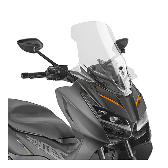 Bulle Givi 7606DT - incolore - Zontes 368 D