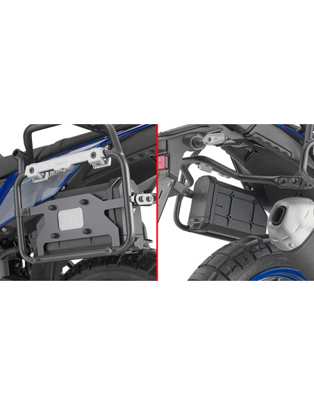 Kit de fixation Tool Box TL2145KIT pour support Givi - Yamaha Tenere 700 2019-2020 / Yamaha Tenere 700 2021-2022