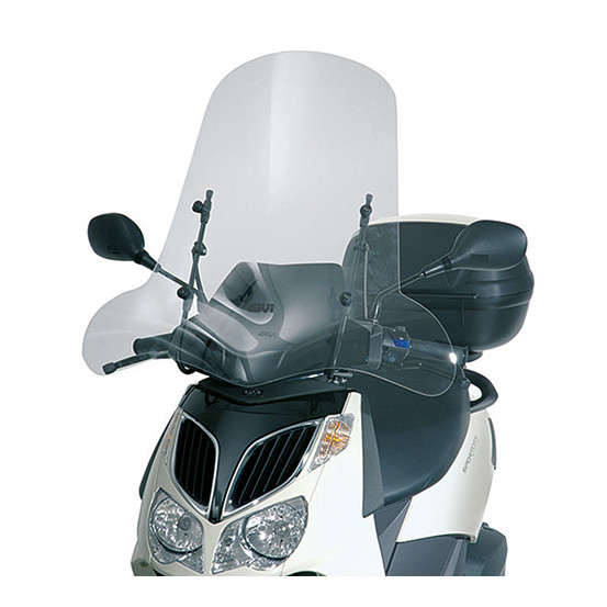 Bulle Givi 105A MBK - Peugeot - Sym - Yamaha - Aprilia - Honda - Incolore