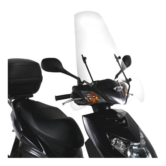 Bulle Givi 128A HONDA - APRILIA - MBK - PEUGEOT - SYM - YAMAHA - KAWASAKI - Incolore