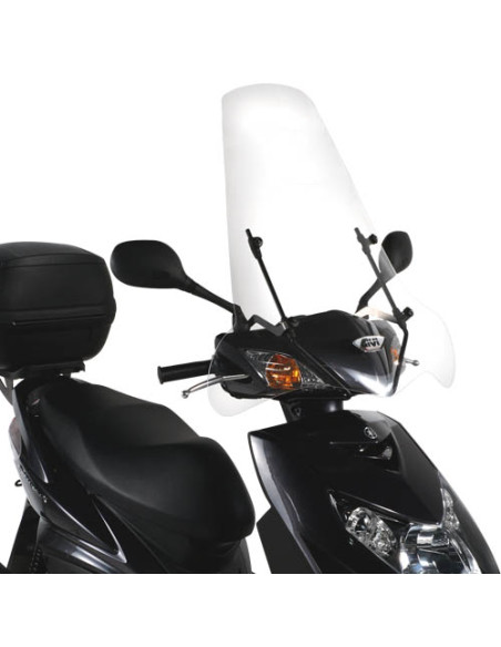 Bulle Givi 128A HONDA - APRILIA - MBK - PEUGEOT - SYM - YAMAHA - KAWASAKI - Incolore