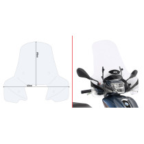 Bulle Givi 7057A Kymco - Piaggio - Sym - Incolore 2