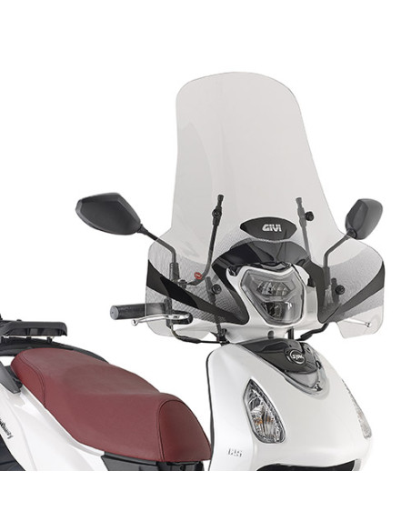 Bulle Givi 7057A Kymco - Piaggio - Sym - Incolore