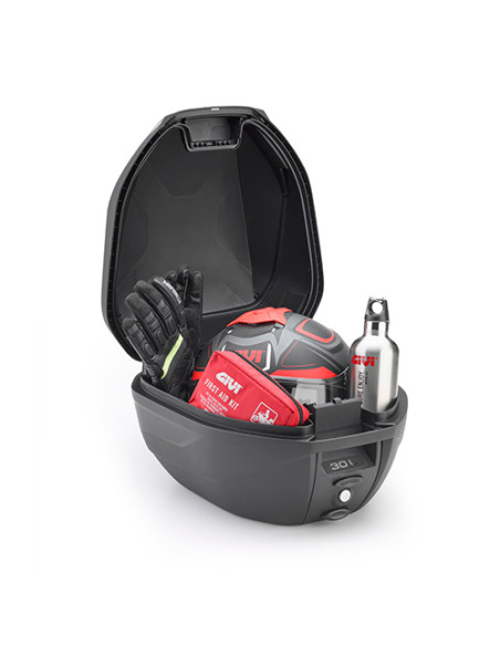 Top case Givi Monolock C30L - Noir Rouge