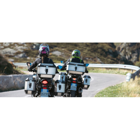 Top case Givi Monokey Trekker Alaska 44L - Gris
