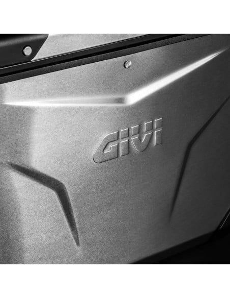 Valise latéral Givi Monokey CAM-SIDE OUTBACK EVO gauche 48L sans barillet - Gris