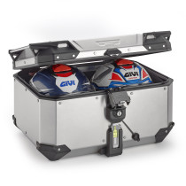 Top case Givi Monokey OUTBACK EVO 58 Litres sans barillet - Gris 2