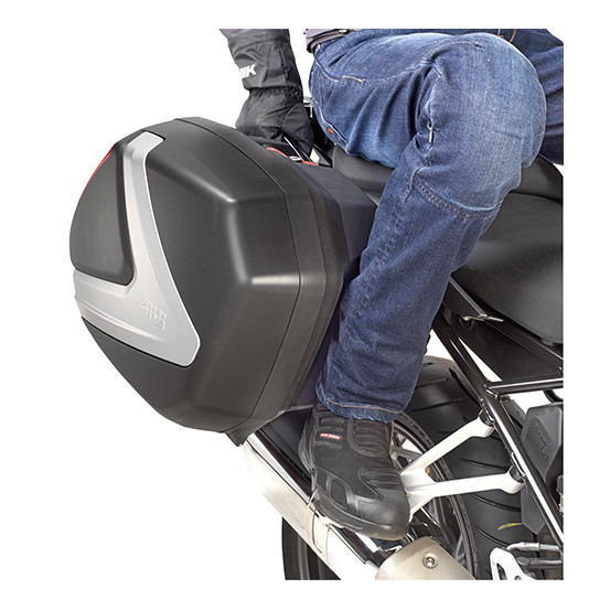 Valises latérales Givi Monokey Side V37 - Noir Gris Rouge