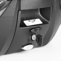 Top case Givi Monokey V47N - Noir Gris Rouge 2