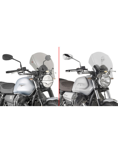 Kit de fixation pour bulle Givi AL8206A Moto Guzzi V7 850 Stone Special 2021-2026