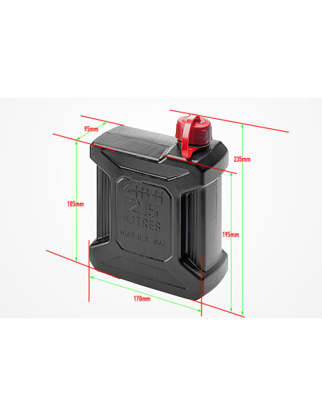 Jerrycan Givi 2,5Litres