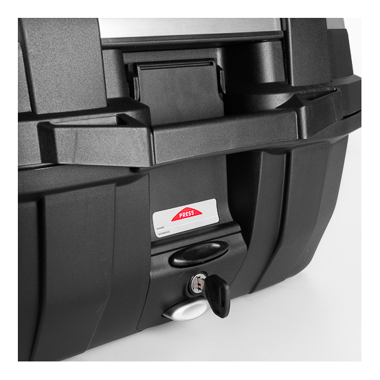 Top case Givi Monokey TRK52B Trekker 52L Aluminium - Noir