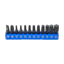 Jeu d'embouts Torx/Étoile 1/4 - 25 mm - 12 pièces SBV Tools
