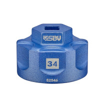 Douille aluminium 3/8 - 34 mm - 6 pans SBV Tools