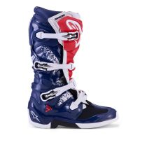 Bottes cross Alpinestars 2026 Tech 7 Edition limitée Unity - Bleu Blanc Rouge 2