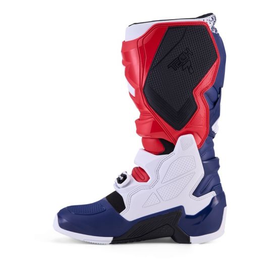 Bottes cross Alpinestars 2026 Tech 7 Edition limitée Unity - Bleu Blanc Rouge
