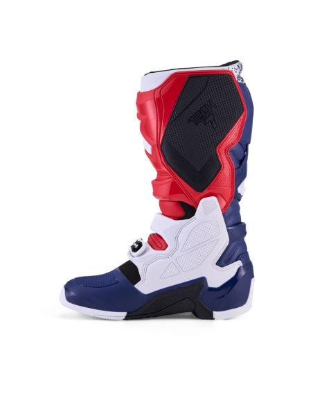 Bottes cross Alpinestars 2026 Tech 7 Edition limitée Unity - Bleu Blanc Rouge