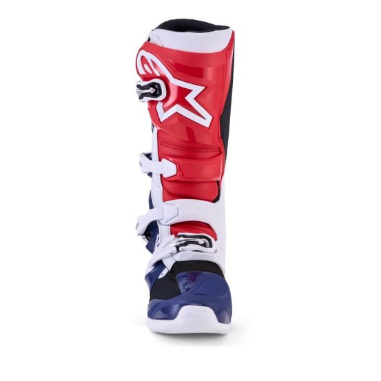 Bottes cross Alpinestars 2026 Tech 7 Edition limitée Unity - Bleu Blanc Rouge