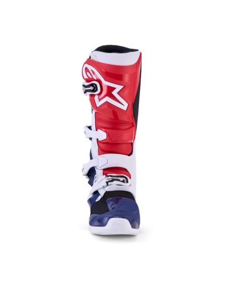 Bottes cross Alpinestars 2026 Tech 7 Edition limitée Unity - Bleu Blanc Rouge