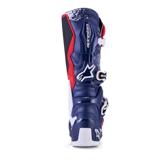 Bottes cross Alpinestars 2026 Tech 7 Edition limitée Unity - Bleu Blanc Rouge