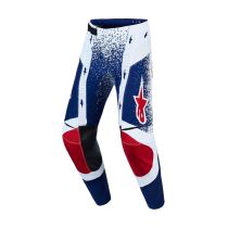 Pantalon cross Alpinestars 2026 Techstar Edition limitée Unity - Bleu Blanc Rouge