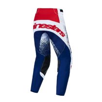Pantalon cross Alpinestars 2026 Techstar Edition limitée Unity - Bleu Blanc Rouge 2