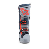 Bottes cross Alpinestars Tech 10 Enduro - Gris Rouge Fluo 2