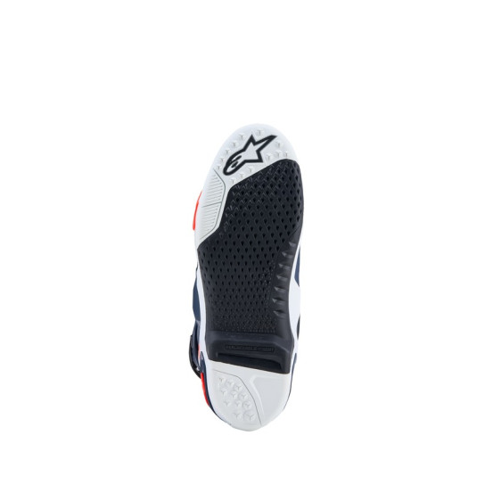 Bottes cross Alpinestars Tech 10 Supervented - Bleu Blanc Fuchsia