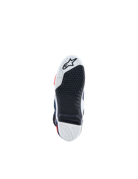 Bottes cross Alpinestars Tech 10 Supervented - Bleu Blanc Fuchsia