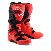 Bottes cross Alpinestars Tech 7 Enduro - Rouge Fluo Noir