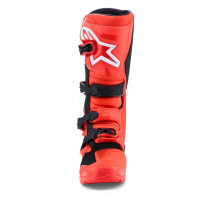 Bottes cross Alpinestars Tech 7 Enduro - Rouge Fluo Noir 2