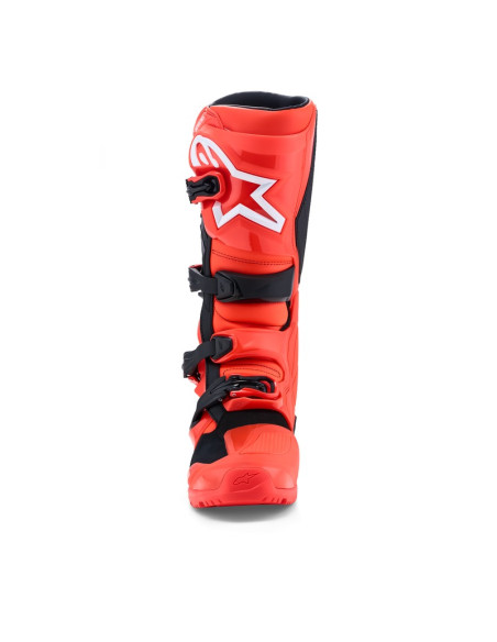 Bottes cross Alpinestars Tech 7 Enduro - Rouge Fluo Noir