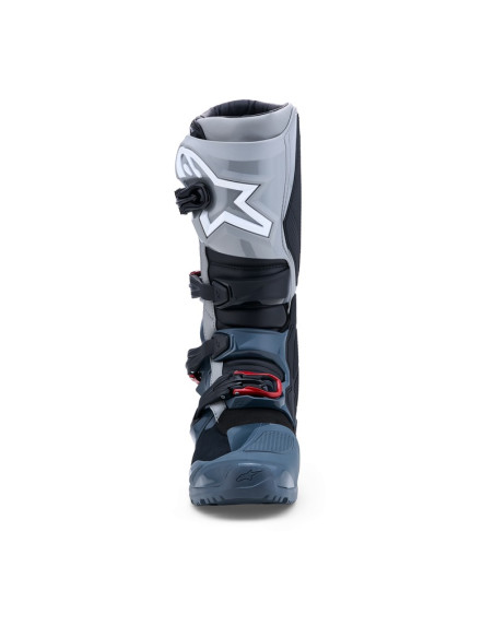 Bottes cross Alpinestars Tech 7 Enduro Drystar - Gris Rouge Vif