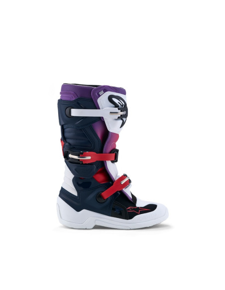 Bottes cross enfant Alpinestars Tech 7S - Bleu Blanc Noir
