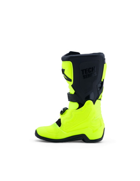 Bottes cross enfant Alpinestars Tech 7S - Jaune Fluo Noir