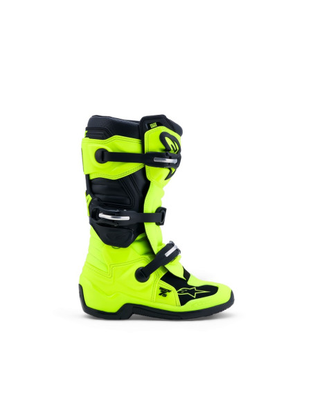 Bottes cross enfant Alpinestars Tech 7S - Jaune Fluo Noir