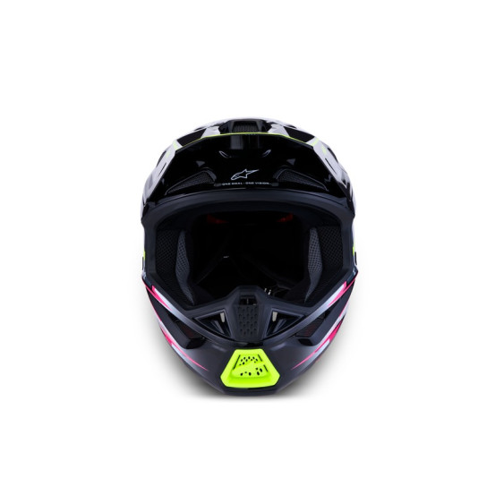 Casque cross Alpinestars 2027 S-M7 Blaster - Noir Gris Jaune Fluo
