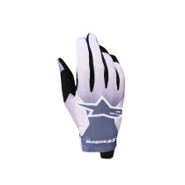 Gants cross Alpinestars Radar - Gris Lila Blanc Noir