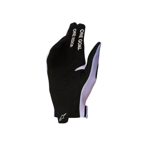 Gants cross Alpinestars Radar - Gris Lila Blanc Noir