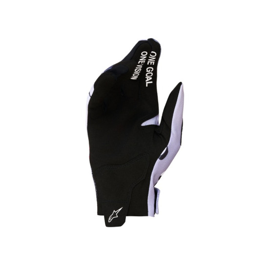 Gants cross Alpinestars Radar - Gris Lila Rouge Noir