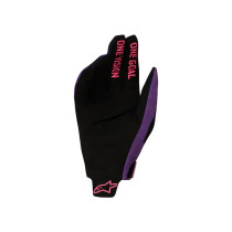 Gants cross Alpinestars Radar Pro - Violet Noir 2