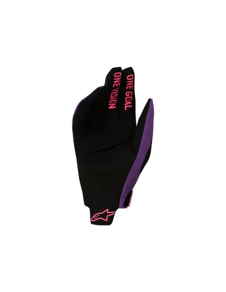 Gants cross Alpinestars Radar Pro - Violet Noir
