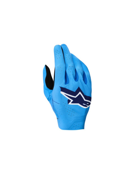 Gants cross Alpinestars Supertech MX - Bleu Ucla Bleu Blanc
