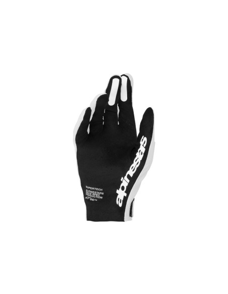 Gants cross Alpinestars Supertech MX - Lila Noir