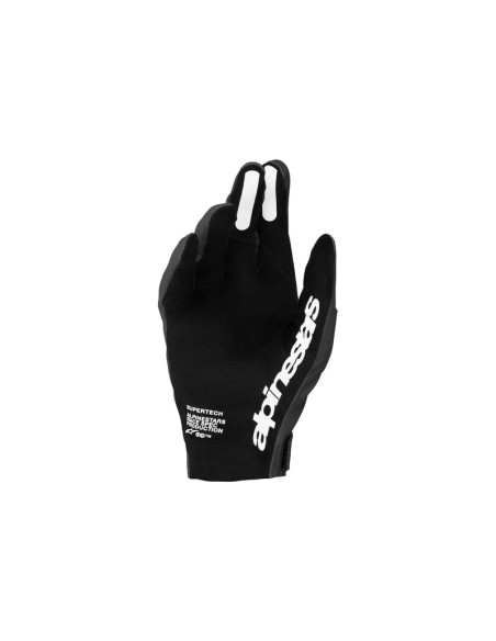 Gants cross Alpinestars Supertech MX - Noir Blanc