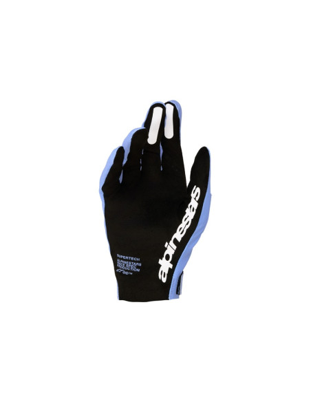 Gants cross Alpinestars Supertech MX - Violet Noir