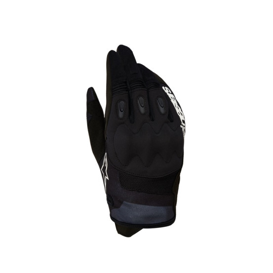 Gants cross Alpinestars Techdura - Blanc Noir